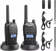 BAOFENG PMR446 radijo stotelės su LCD ekranu, 16 kanalų, baterija 1200 mAh, BF-88ST PRO, 2 vnt.