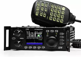 Xiegu trumpųjų bangų radijo siųstuvas-imtuvas G90, 20 W galia, nuimamas ekranas, 100 kHz–90 MHz