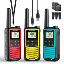 Baofeng vaikų racijos PMR446, 16 kanalų, USB-C įkrovimas, spalvotos, BF-33C