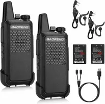 Baofeng PMR446 radijo stotelė su VOX, 16 kanalų, iki 3 km veikimo atstumo, GT-22