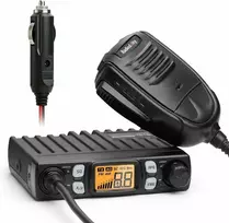 Radioddity CB radijo stotelė, 40 kanalų, AM/FM, 4 W, VOX, kompaktiška, CB-27 PRO (su FM)