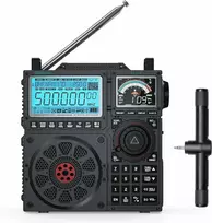 Raddy nešiojamas trumpųjų bangų radijo imtuvas FM AM SW SSB, 5000 mAh akumuliatorius, RF919