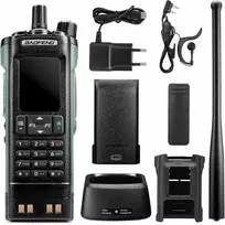 Baofeng nešiojama DMR radijo stotelė 10 W, UHF/VHF/AM/FM, GPS, 4000 kanalų, DM-32UV