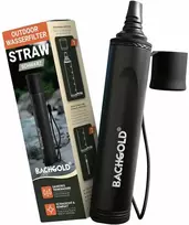 BACHGOLD geriamojo vandens filtravimo šiaudelis – 500 l, ultralengvas, 70 cm žarna, ABS korpusas, 100114