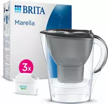 BRITA vandens filtravimo ąsotis Marella 2,4L su 3 Maxtra Pro filtrais, elektrinis indikatorius