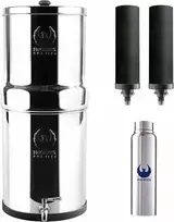 Phoenix Gravity 8 l vandens filtravimo sistema su nerūdijančio plieno korpusu, 2 anglies filtrais ir nerūdijančiu čiaupu P17C2D2-AU