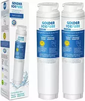 GOLDEN ICEPURE šaldytuvo vandens filtrai, polipropilenas, NSF sertifikatas, 2 vnt., GP-RWF3100A-2PACK