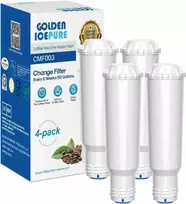 GOLDEN ICEPURE vandens filtras kavos aparatui, tinkamas Krups F088 Pro Aqua, AEG, Bosch, Siemens, Nivona, aktyvintos anglies, GP-CMF003-4PACK, 4 vnt.