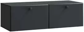 TV staliukas Sieninė TV spintelė 98 x 41 x 30 cm Juoda Apdirbta mediena