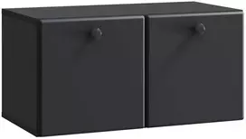 TV staliukas Sieninė TV spintelė 59,5 x 31 x 30 cm Juoda Apdirbta mediena