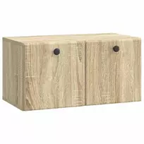 TV staliukas Sieninė TV spintelė 59,5 x 31 x 30 cm Sonoma ąžuolas