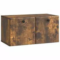 TV staliukas Sieninė TV spintelė 59,5 x 31 x 30 cm Dūminio ąžuolo