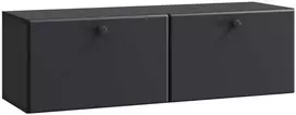 TV staliukas Sieninė TV spintelė 98 x 31 x 30 cm Juoda Apdirbta mediena