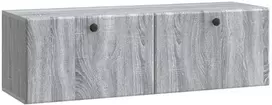 TV staliukas Sieninė TV spintelė 98 x 31 x 30 cm Pilka Sonoma