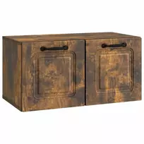 TV staliukas Sieninė TV spintelė Dūminio ąžuolo 59,5 x 31 x 30 cm