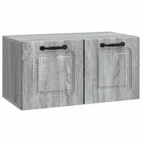 TV staliukas Sieninė TV spintelė Pilka sonoma ąžuolo 59,5 x 31 x 30 cm