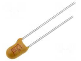 Capacitor: tantalum | 1uF | 25VDC | THT | ±10% | -55÷125°C | 2.5mm