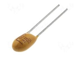 Capacitor: tantalum | 1.5uF | 35VDC | THT | ±20% | -55÷85°C | 2.54mm