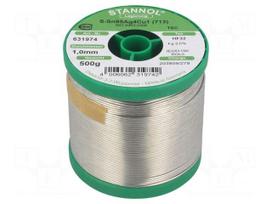 Soldering wire | Sn95,5Ag3,8Cu0,7 | 1mm | 0.5kg | lead free | 217°C