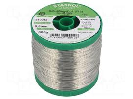 Soldering wire | Sn95,5Ag3,8Cu0,7 | 500um | 0.5kg | lead free | 217°C