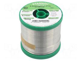 Soldering wire | Sn95,5Ag3,8Cu0,7 | 700um | 0.5kg | lead free | 217°C
