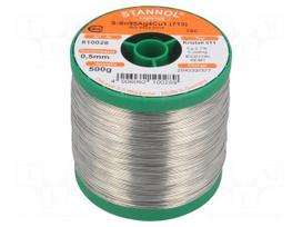 Soldering wire | Sn95,5Ag3,8Cu0,7 | 500um | 0.5kg | lead free | 217°C