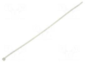 Cable tie | L: 390mm | W: 4.7mm | polyamide | 355N | natural | Ømax: 110mm