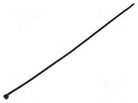 Cable tie | L: 390mm | W: 4.7mm | polyamide | 355N | black | Ømax: 110mm