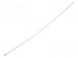 Cable tie | L: 390mm | W: 4.7mm | polyamide | 355N | natural | Ømax: 110mm