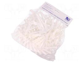Holder | white | Ømount.hole: 10mm | L: 130mm | 50pcs | Man.series: UM 10
