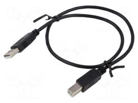 Cable | USB 2.0 | USB A plug,USB B plug | 0.5m | grey