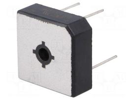 Single-phase bridge rectifier | Urmax: 1000V | If: 15A | Ifsm: 300A