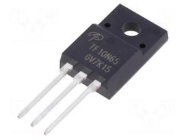 Transistor: N-MOSFET | unipolar | 650V | 6.2A | TO220F