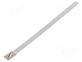 Cable tie | L: 100mm | W: 4.6mm | acid resistant steel | 445N