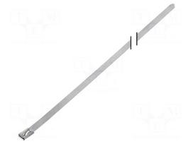 Cable tie | L: 520mm | W: 7.9mm | acid resistant steel | 1112N
