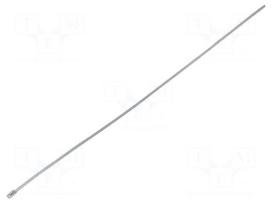 Cable tie | L: 520mm | W: 4.5mm | stainless steel | V: with ball lock