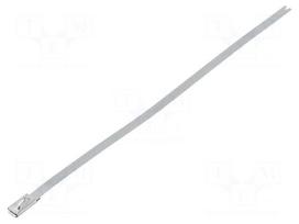 Cable tie | L: 681mm | W: 4.6mm | stainless steel AISI 304 | 900N