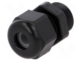 Cable gland | PG9 | IP68 | Mat: polyamide | black | UL94V-0