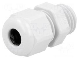 Cable gland | M12 | 1,5 | IP68 | Mat: polyamide | light grey | UL94V-0