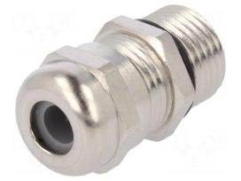 Cable gland | with long thread | PG9 | IP68 | Mat: brass