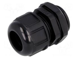 Cable gland | PG21 | IP68 | Mat: polyamide | black | UL94V-2
