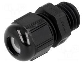 Cable gland | M12 | 1,5 | IP68,IP69K | Mat: polyamide | black