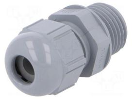 Cable gland | with long thread | M16 | 1,5 | IP68,IP69K | dark grey