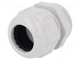 Cable gland | PG29 | IP68 | Mat: polyamide | light grey