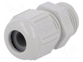 Cable gland | M16 | 1,5 | IP68,IP69K | Mat: polyamide | light grey