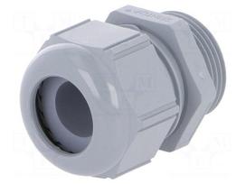 Cable gland | M25 | 1,5 | IP68,IP69K | Mat: polyamide | dark grey