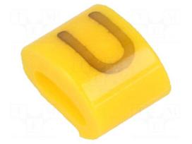 Markers for cables and wires | Label symbol: U | 1.1÷2.5mm | H: 3mm