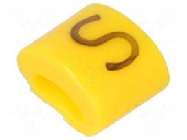 Markers for cables and wires | Label symbol: S | 1.1÷2.5mm | H: 3mm