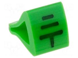 Markers for cables and wires | Label symbol: ground | 1.7÷3.5mm