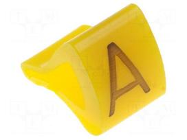 Markers for cables and wires | Label symbol: A | 3÷6.5mm | H: 9mm